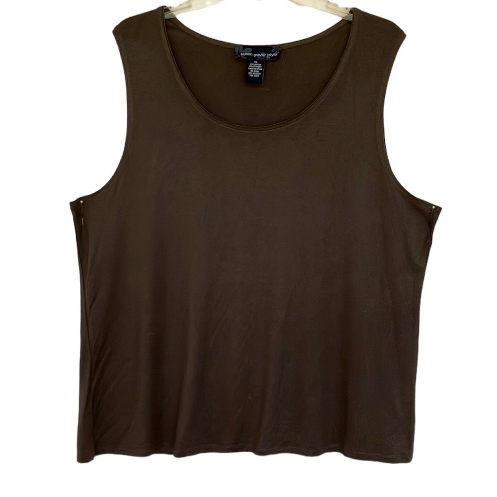 NWT Susan Graver tunic with tank size XL - Picture 4 of 15